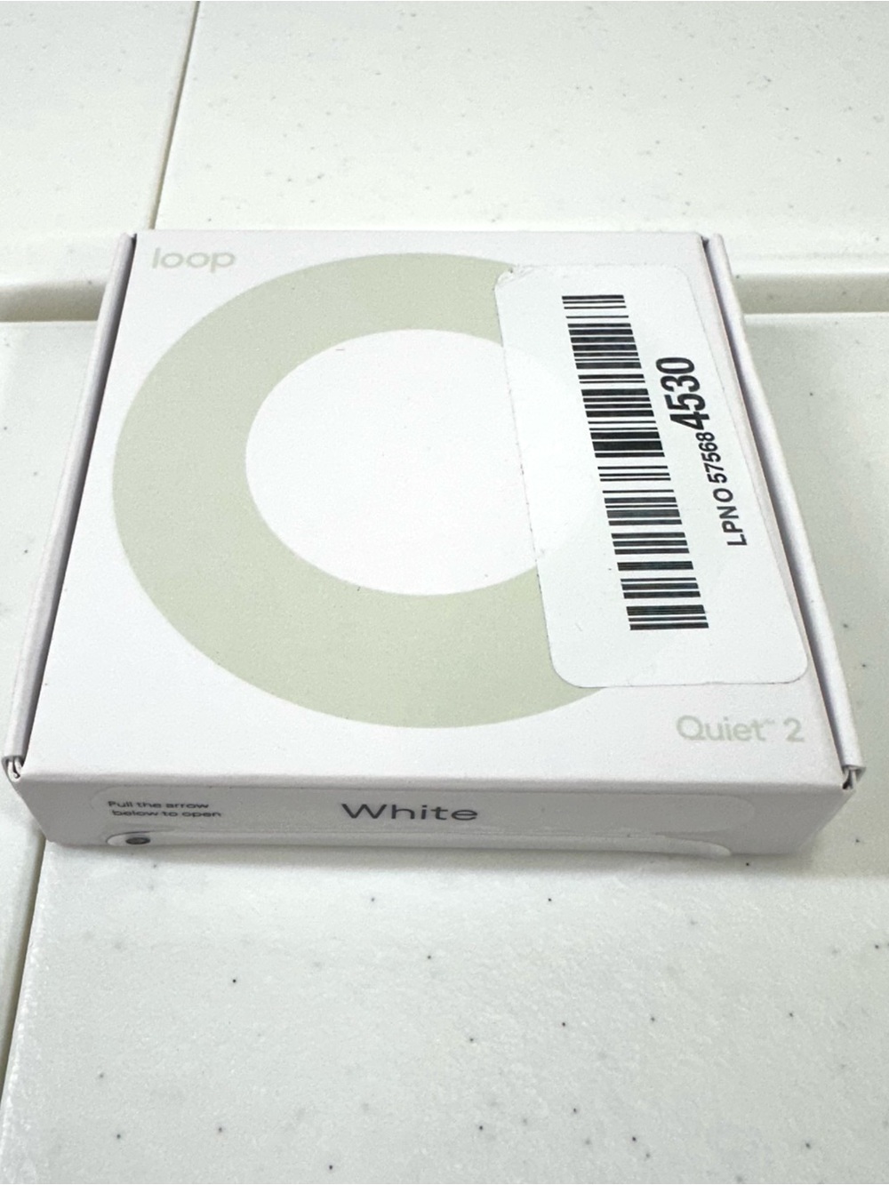Loop Quiet 2 earplugs for noise reduction 14 decibels rating - White
